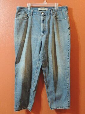 Levi 560 Jeans Y2K Men 40x30 Pockets Outdoor Work Travel Denim Blue Jeans